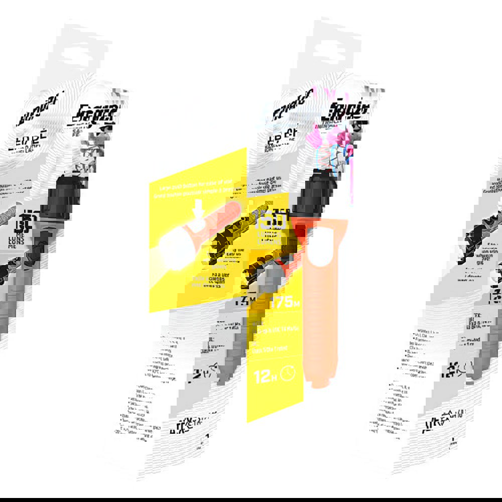 Flashlights; Bulb Type: LED ; Material: Plastic ; Run Time: 12h ; Beam Distance: 52m ; Lumens: 150 ; Light Output Modes: High